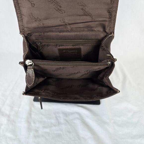 Fossil Vintage Leather Crossbody Brown #75082 - Picture 5 of 16